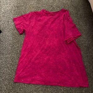 lululemon athletica Short Sleeve Tee in Deep Pink